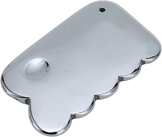 ANGGREK Terahertz Gua Sha Ferramenta facial, placa de massagem para raspagem de ponto de acupuntura, pedra de energia, raspador de Gua Sha, raspador facial para o rosto