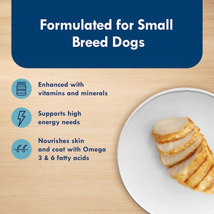 Blue Buffalo Delights Pate Style Grilled Chicken Flavor in Savory Juice Adult Small Breed Wet Dog Food, 3.5 oz., Case of 12