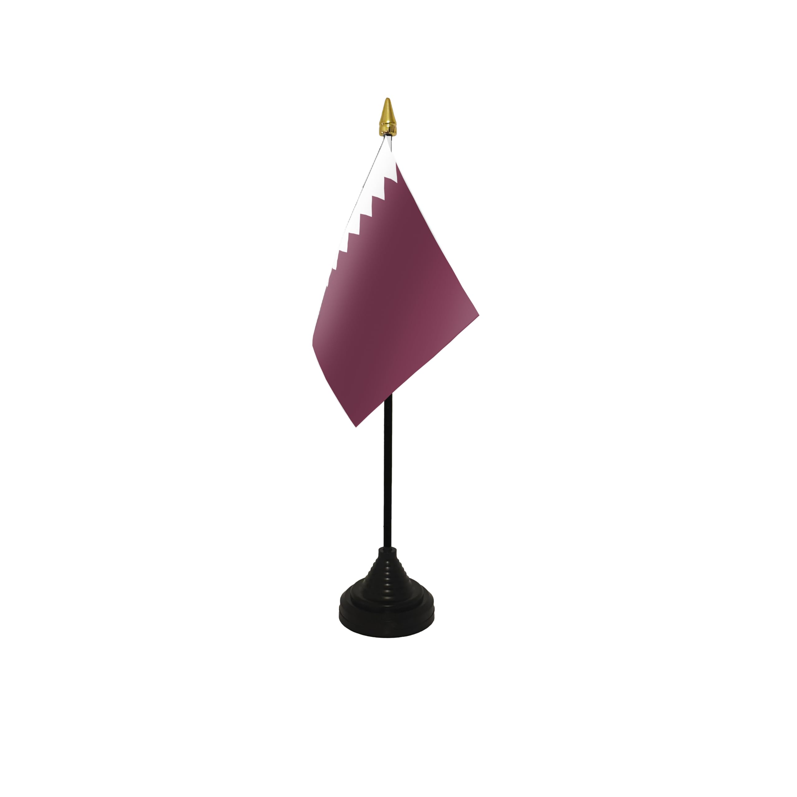 Flagtex Qatar Small Table Flag With Black Base