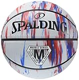 Spalding 84-399Z - Canasta de baloncesto tricolor de mármol n.º 7