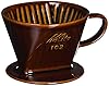 Kalita Ceramic Coffee Dripper (Brown) for 2-4 Cups by Kalita