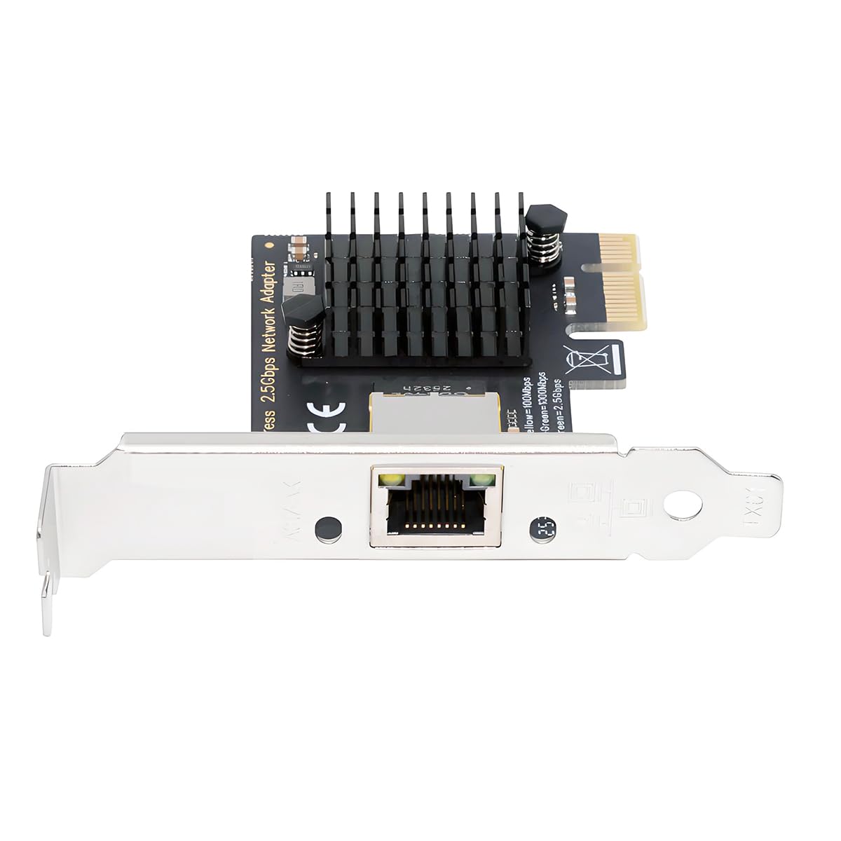 2.5Gbps 2500Mbps to PCI-E PCI Express 1x GBE Gigabit 1000Mbps Ethernet Network LAN Cable Adapter for Desktop Motherboard