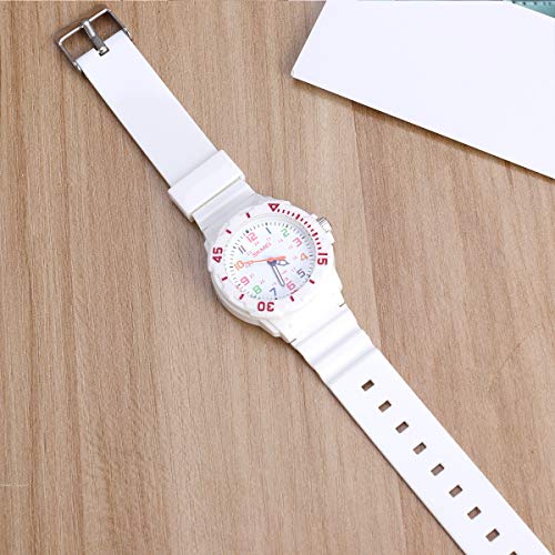 ibasenice Relógio de ponteiro de quartzo para meninos fofos para meninas, crianças, relógio de pulso
