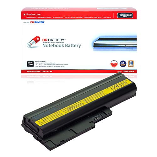 ibm thinkpad battery - DR. BATTERY ThinkPad R60 Battery Compatible with IBM ThinkPad R61E T60 T60P T500 W500 SL500 SL400 SL300 42T5246 92P1141 92P1141 92P1137 92p1128 92p1130 92p1141[10.8V/4400mAh/48Wh]