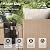 HERA'S HOUSE 4-Piece Patio Furniture Set, All Weather 5 Seats Outdoor Wicker Sofa with 44" Coffee Table, 5.5" Thick Cushion, Outdoor Conversation Set for Garden Deck Backyard, Beige