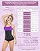LadySlim by NuvoFit Lady Slim Fajas Colombianas 4 Hooks Latex Waist Cincher Trainer Trimmer Corset Weight Loss Body Shaper Black S