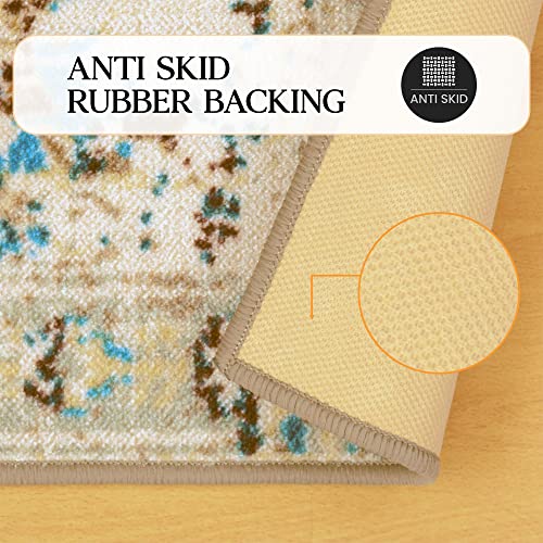 Superior Deck-Nylon-Parent Area Rug, 2Ft 7In X 8Ft, Cream #TOP2