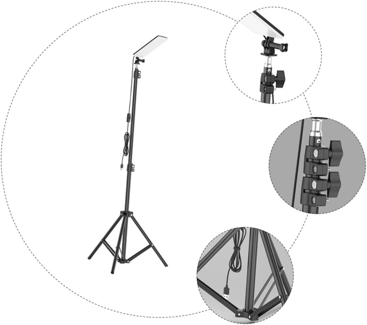 Portable Solar Lights for Camping Led Lantern Tripod Outdoor Led Work Light