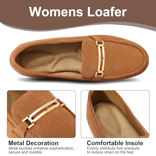 Image of Alicegana Loafers for Women Comfortable Business Work Driving Flats Shoes Casual Slip On Moccasins Penny Loafer 2026