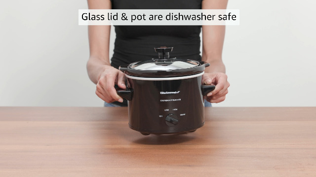 Amazon.com: Elite Gourmet MST239X Electric Round Slow Cooker