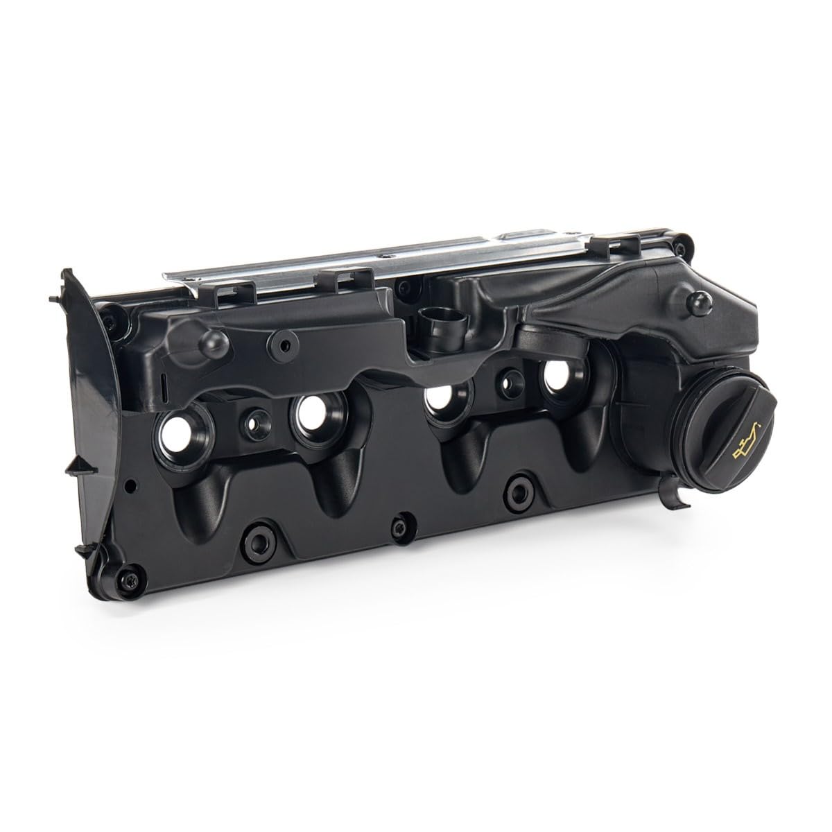 RIDEX 977C0018 Tapa de balancines con junta para la tapa de culata de cilindro con tapa Compatible con VW Polo V Hatchback 6R1, 6C1