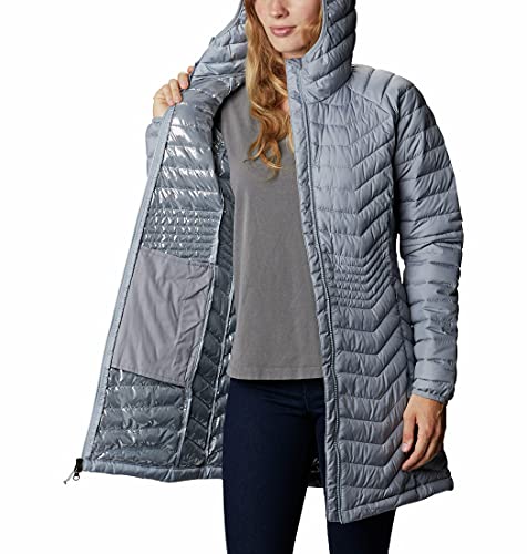 Image of Columbia Women Solid Powder Lite Mid Jacket Hoodie