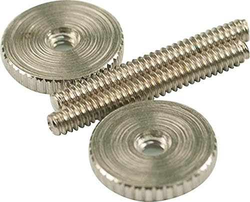 Kluson USA 4 Piece Steel Wheel And Post Set For Vintage ABR-1 Tune-O-Matic Bridges Nickel