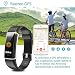 YAMAY Pulsera de Actividad Inteligente con Pulsómetro, Impermeable IP68 Smartwatch con 14...