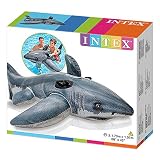 Intex Great White Shark Ride-On - Aufblasbarer Reittier - 173 x 107 cm
