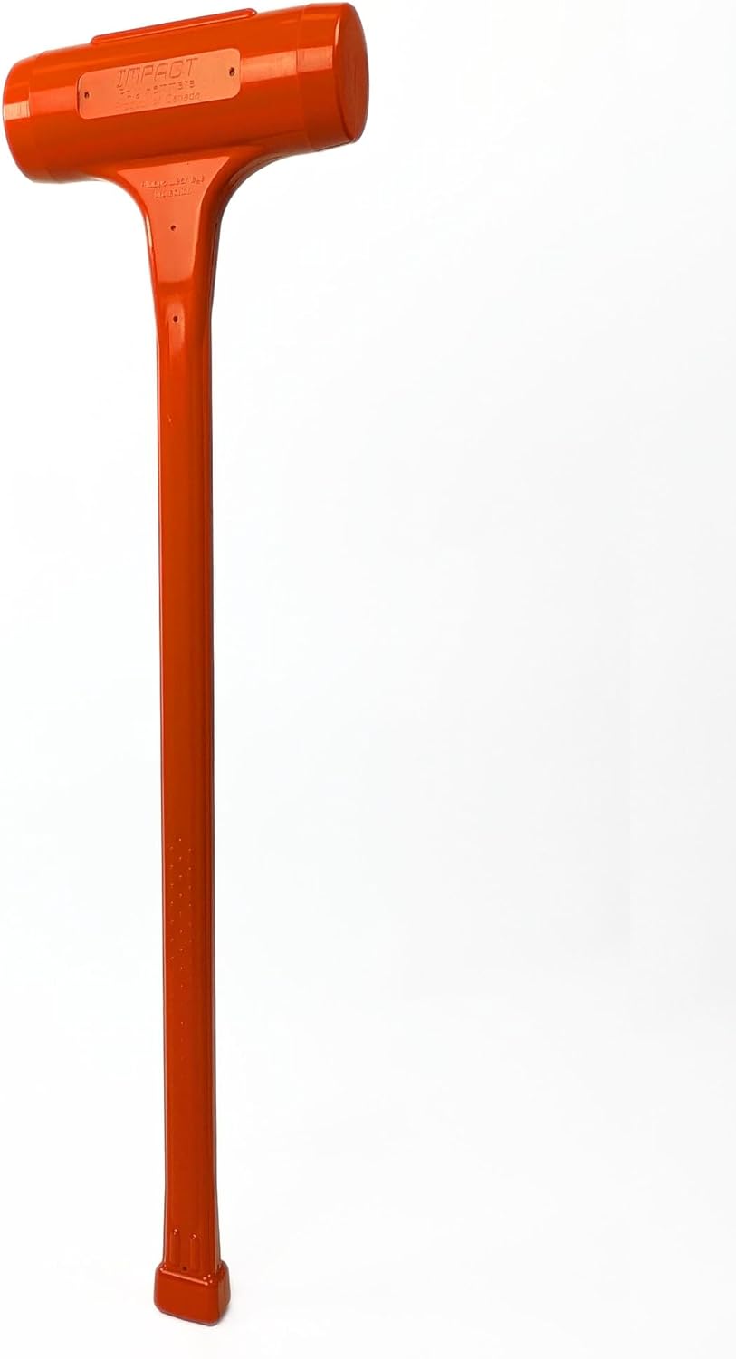 Impact Poly 15 lb Dead Blow Sledge Hammer | Orange