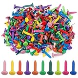 High-Quality Material: Made of durable copper with a smooth, colorful finish. These brass fasteners are corrosion-resistant and won't tarnish even with frequent use Easy to Use: Simply punch a hole in your material, insert a brass brads, and then ope...