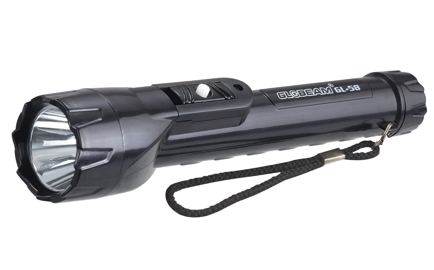 GLOBEAM GL-58 ABS Plastic 0.75W High Performance LED Flashlight Torch Light Battery Powered by 3 AA Batteries (Included)-picture-51