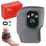 3-In-1-Fußmassager, Neuropathie Füße, Tragbares Fussmassagegerät Elektrisch für Achillessehnenentzündung, USB Aufladbare Knöchelmassage mit 3 Modi 5 Wärmestufen (A)