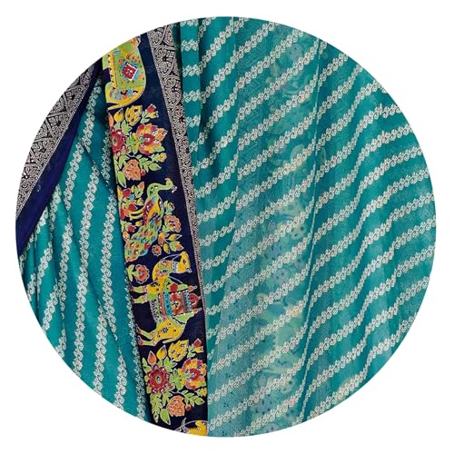 Image of MIRCHI FASHION Saree for Woman | Chiffon Floral Printed Breathable Occasional Sari with Blouse