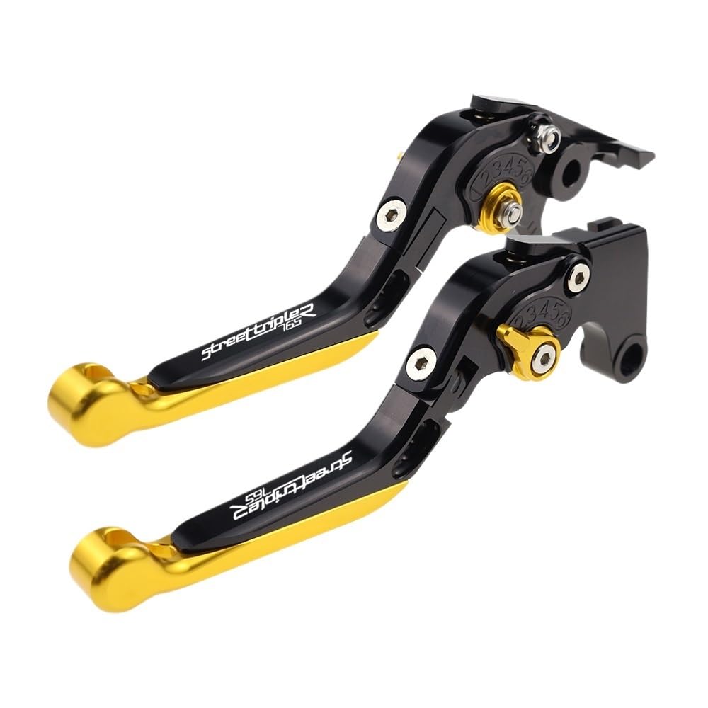 Wxpyaqt E Handlebar Clutch Lever For 765 For Street For Tripl R(Not Rs Version) 2020-2021 Motorcycl Cnc Accessories Folding Xtendabl Brak Clutch Lever Set