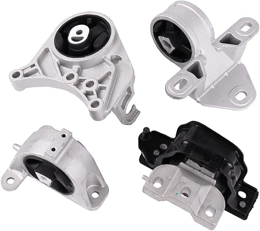 Engine Motor Mount Set 4PCS Compatible with Compatible with Fits 2001-2007 Chrysler Town & Country 3.3L 3.8L, Dodge Grand Caravan, Replaces A2925 A2926 A2927 A2928, Front Rear Left Right Support