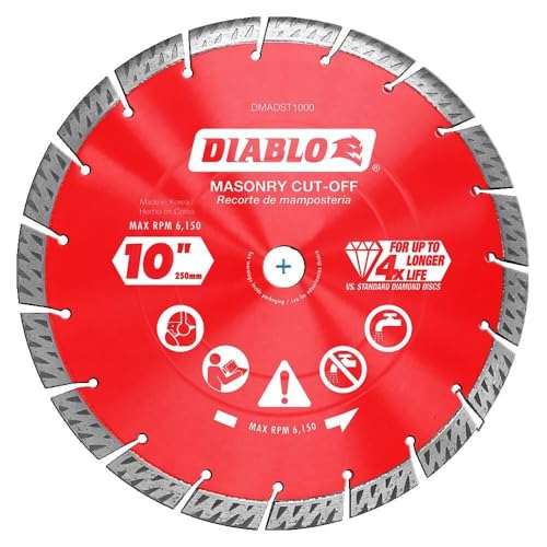 Diablo by Freud DMADST1000 Disque Diamanté pour Finition Net de Dalle et Parpaing
