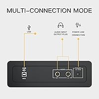 Vista 6 de Teclado digital con 88 teclas con peso, piano eléctrico vertical con 3 pedales, teclado multifuncional para principiantes (sin banco, color negro)