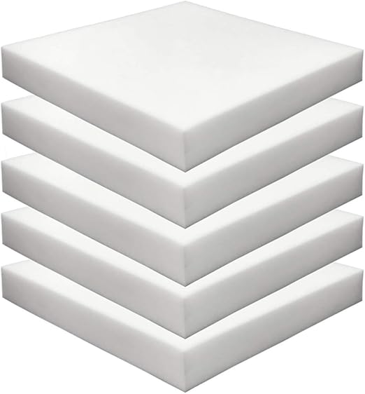 Foamma 1" X 20" X 90" Medium Density Upholstery Foam - USA Made Cushion Replacement Foam