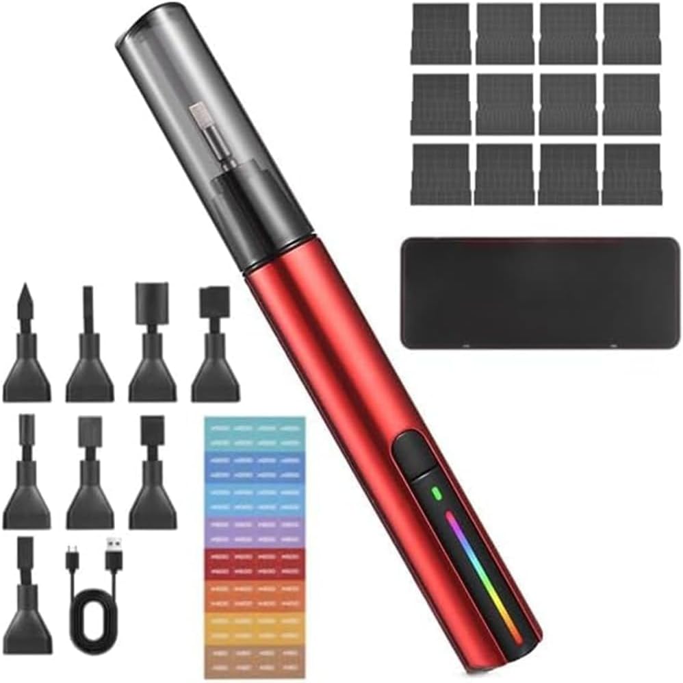 Electric Reciprocating Sander, USB Quick Charging Mini Sanding Pen 3 Speed Adjustable Detail Sander with 8 Sanding Heads and Sandpapers for Grinding Polishing