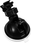 GLEAVI Dash Cam Suction Cup Mount avec filetage de vis 1/4 pouce Rotation réglable tête de balle Support de caméra de voiture pour tableau de bord et pare-brise