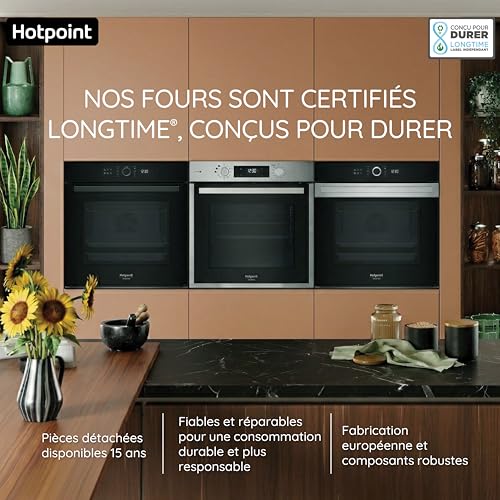 Four encastrable Catalyse HOTPOINT HAO455CX Inox 71 595 x 57 x 595 cm - vue 3