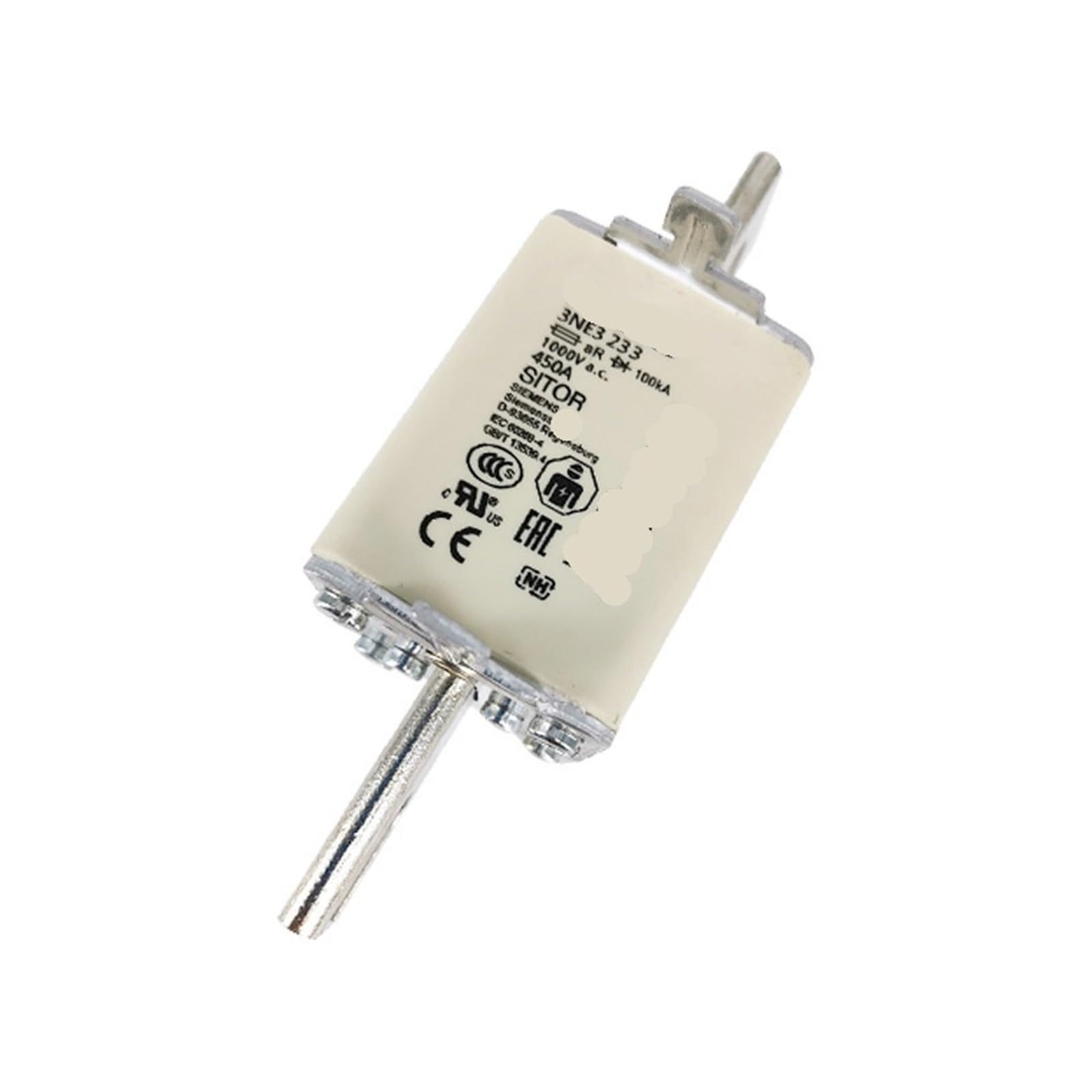 Fusible rapide 3NA6224 calibre haute tension pour armoire électrique industrielle