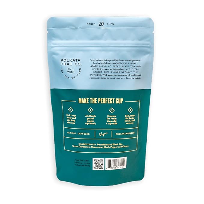 Té Masala Chai Descafeinado Premium 20 tazas miniatura 2