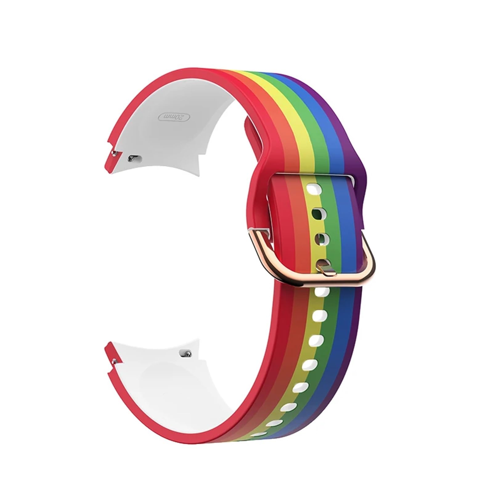 Bracelet en silicone pour Galaxy Watch 5 44mm et 4/6 Classic