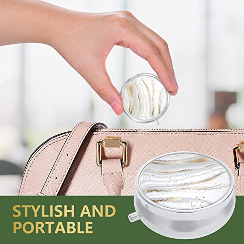 Image of Pill Box, Small Pill Case for Purse & Pocket, Travel Medicine Organizer