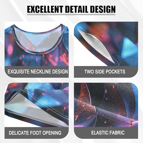 Pajama Sets Short Sleeve Abstract Structure Pattern Soft Cotton Summer Sleepwear 2 Piece PJS Size 5-14T3