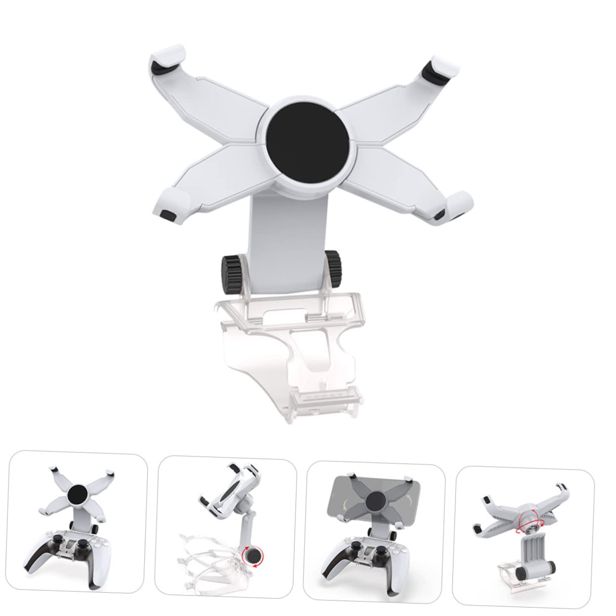 Angoily 3piezas Soporte Para Gamepad Inalámbrico y Teléfono Móvil Holder Práctico Para Compatible y Móviles Diseño Ergonómico y Multiusos Para Ver Videos y