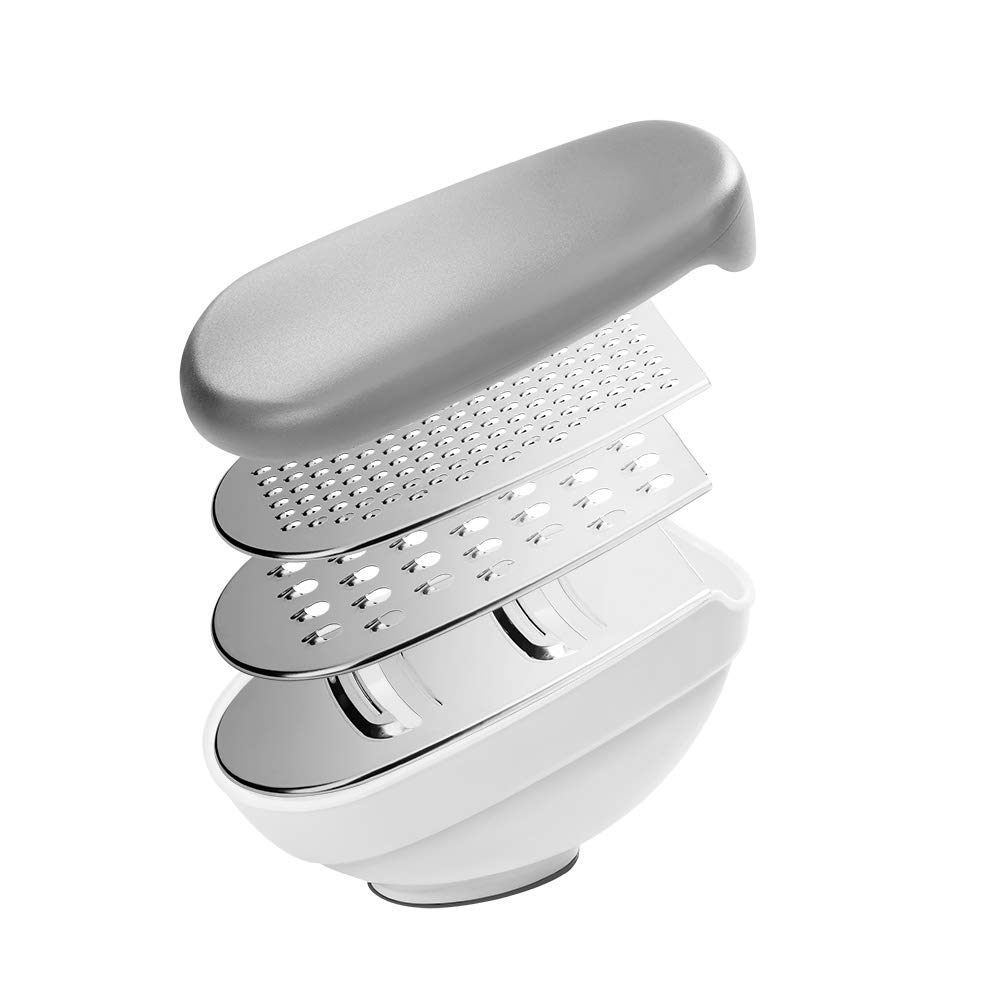 Metaltex 199709080 - Grattugia in plastica e acciaio INOX