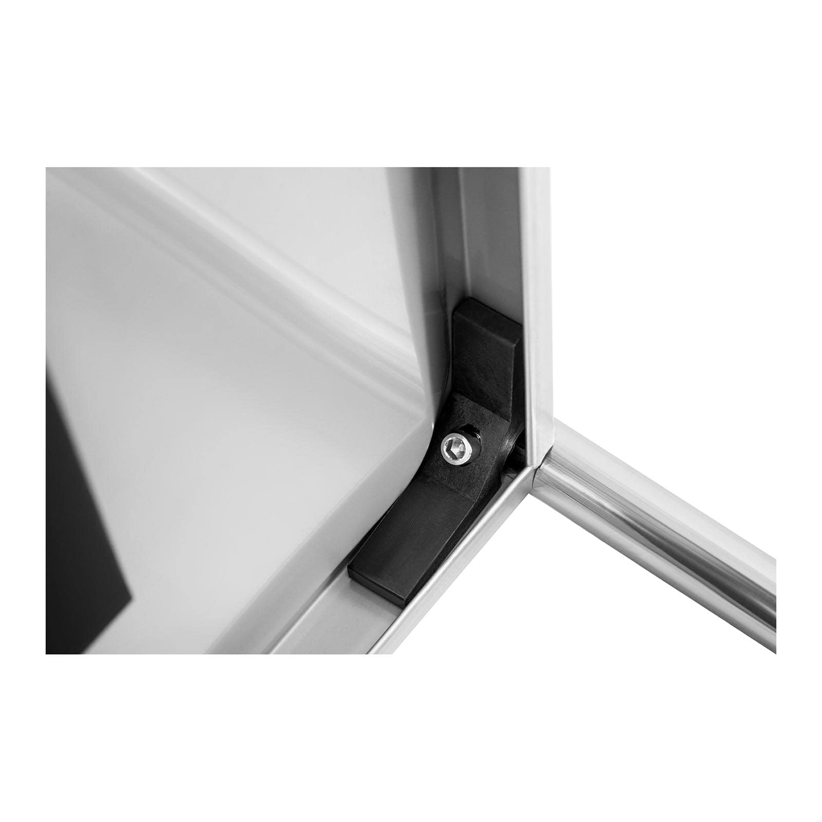 Royal Catering RC_SSTWH_01 - Carrello da portata in acciaio inox, 3 bordi, fino a 60 kg, in acciaio inox