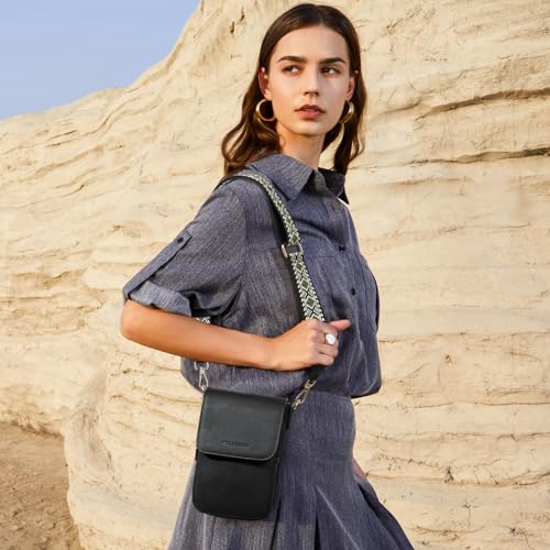 Image of BOSTANTEN Crossbody Bags for Women Cell Phone Purse Leather Wallet Handbags with Card Slots