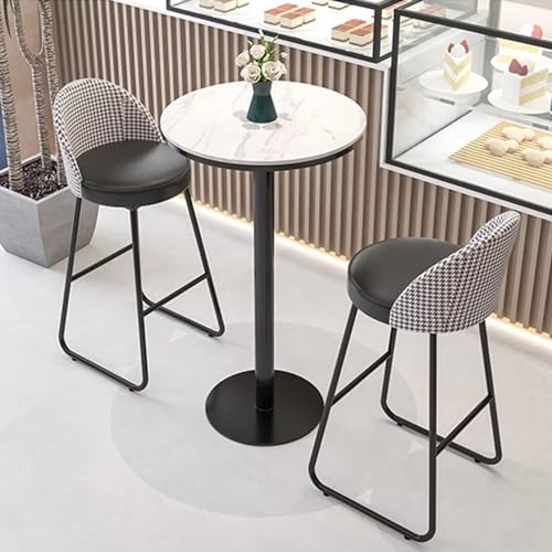 Table de bar ronde extérieure et cuisine, mange-debout bistro compact - 3