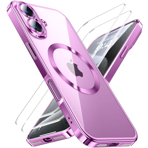 y{̂̐FElCܐFzJUESHITUO iPhone 16 P[X MagSafe[dΉ ςȂ 2XXN[یt ̌^Yی lC NA ϏՌ ČRMILKi ϋv SGSF Jo[ Xgbvz[L ACtH16p Jo
