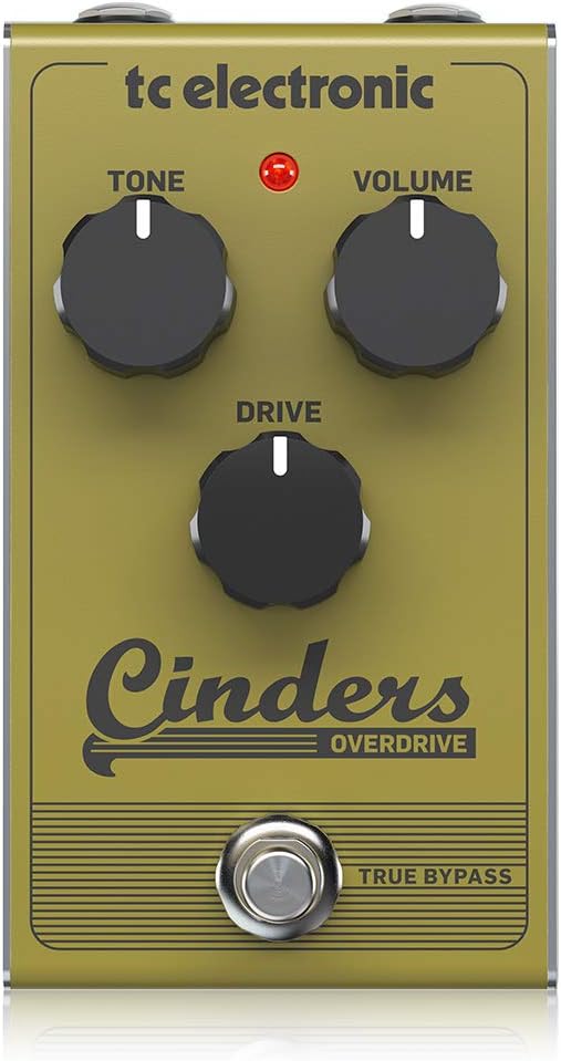 tc electronic Cinders Overdrive Tube-Like with Extremely Responsive and Expressive Feel