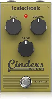 tc electronic アナログオーバードライブペダル アナログ回路 ピッキングニュアンス応答 チューブライクサウンド CINDERS OVERDRIVE YELLOW