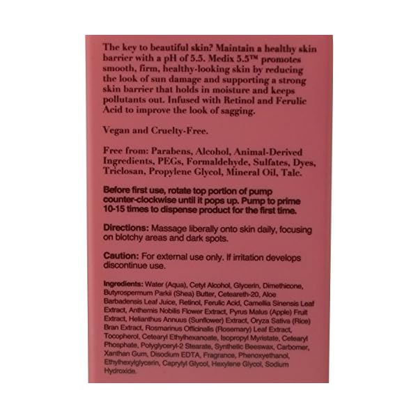 MEDIX 5.5 Retinol Body Lotion Firming Moisturizer | Crepey Skin Care Treatment | Retinol Body Cream | Retinol Cream Targets Look Of Crepe Skin, Wrinkles, Sagging Skin, & Sun Damaged Skin, 15 Fl Oz