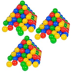 Knorrtoys 56790 – ballenset – 300 kleurrijke plastic ballen/ballen voor ballenbad in doos, 6 cm diameter, in kleurenmix…