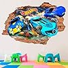 Muursticker 3D Muursticker Muursticker Hot Wheel Sticker Muursticker 3D Muursticker Speelgoed Muursticker Hot Wheel…