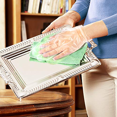 Disposable Gloves, 1000 Pcs Plastic Gloves for Kitchen Cooking Cleaning Food Handling by Teivio