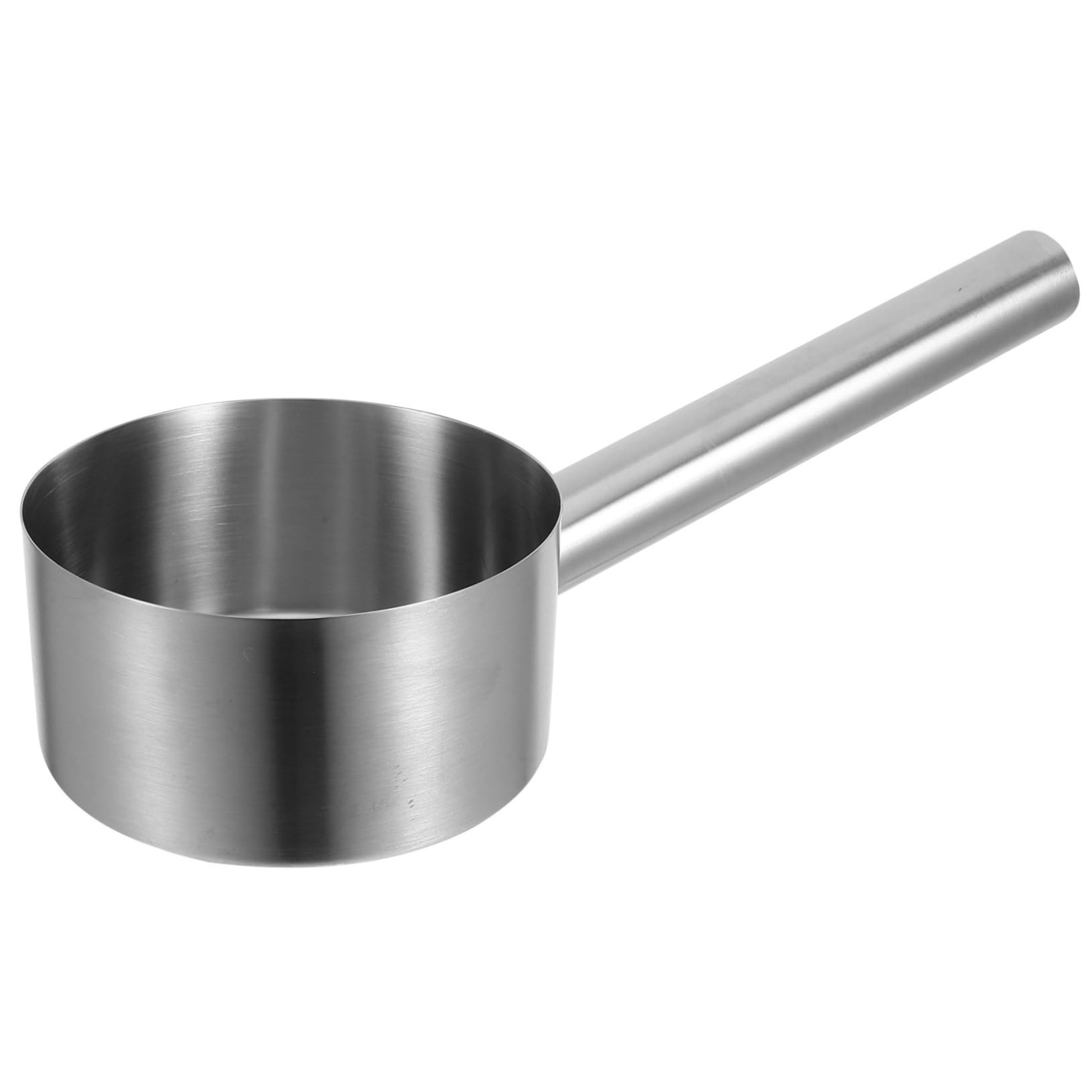 Abaodam Cucharón Largo de Acero Inoxidable para Servir Gran Capacidad y Diseño Fiable, Adecuado para Uso en Cocina y Jardín Acabado en Color Plata